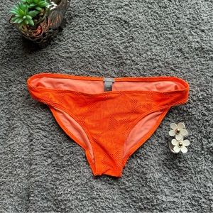 Aerie neon orange bikini bottoms